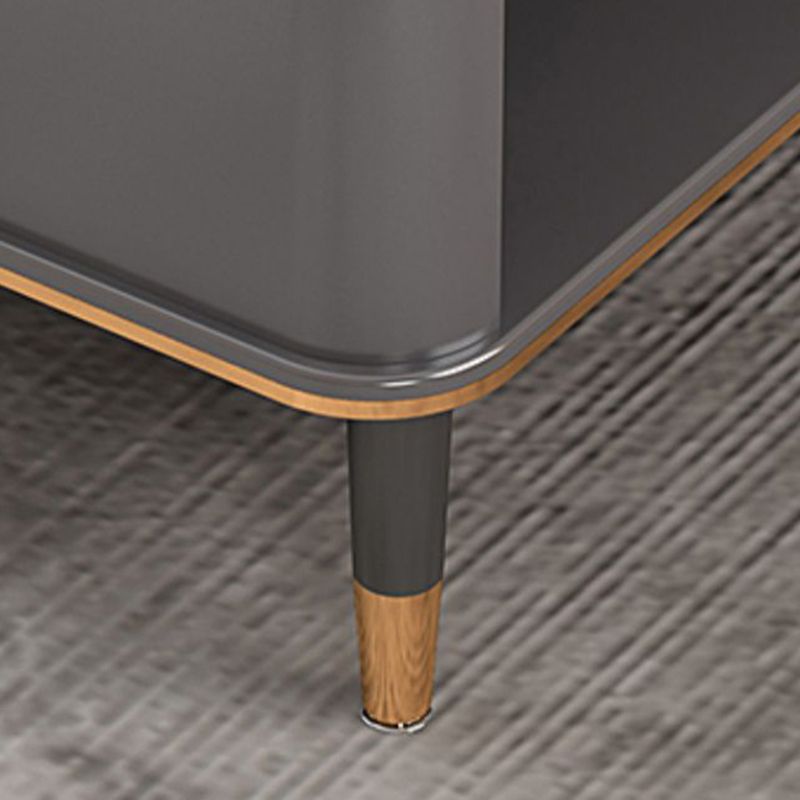 17"H Glam Coffee Table Rectangular Coffee Cocktail Table with Drawer