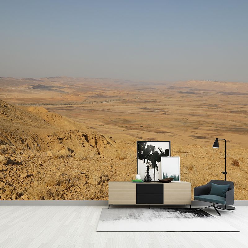Customized Photography Desert Wall Mural Contemporary for Bathroom Living Room