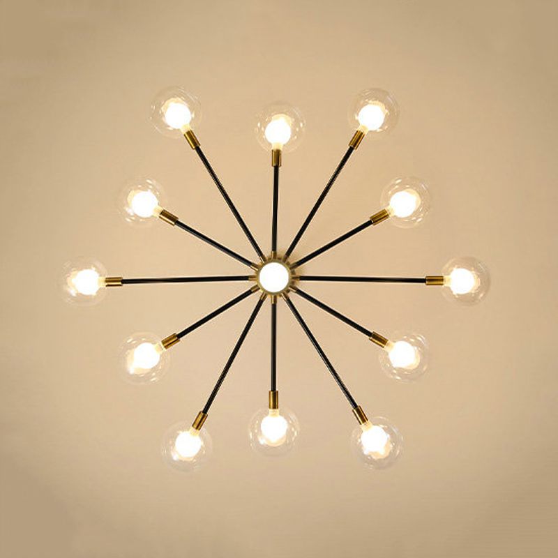 Contemporary Spherical Shade Pendant Chandeliers Glass Chandelier Lighting Fixtures