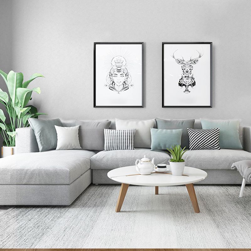 Einfache einfarbige Tapetenrolle, mehrfarbige Wohnzimmer-Wanddekoration, 33 Fuß L x 20,5 Zoll B