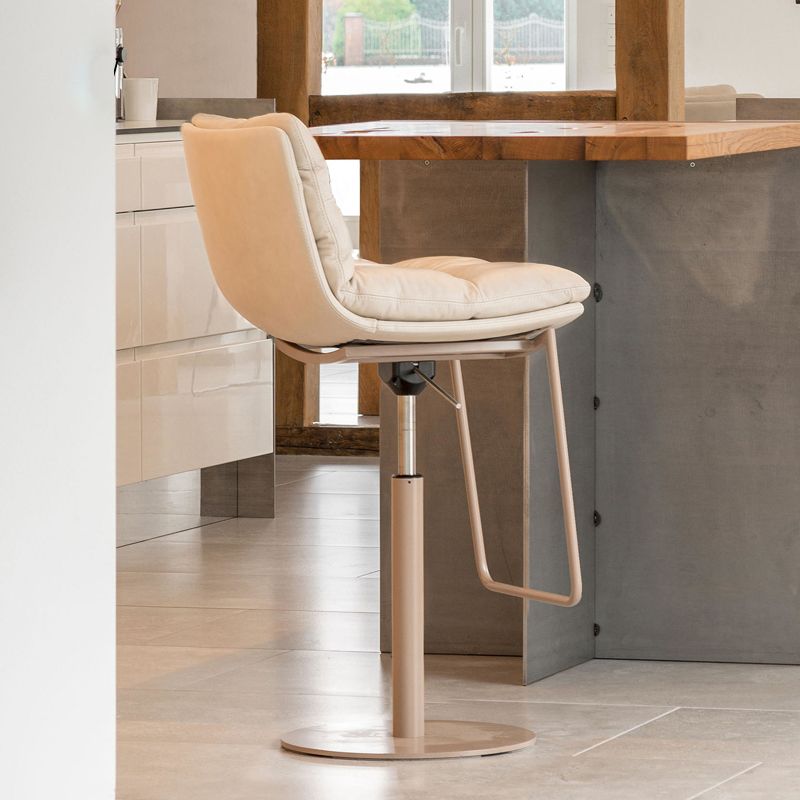 Industrial Adjustable Bar Stool Metal Counter Bar Stool for Home