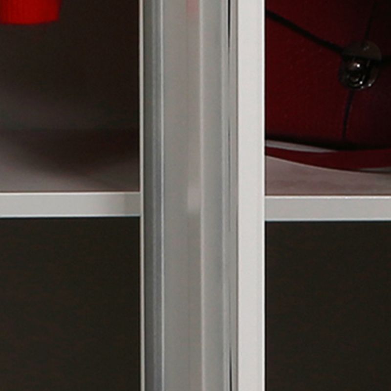 Contemporary Style Steel Wardrobe White Colour Wardrobe Closet for Home