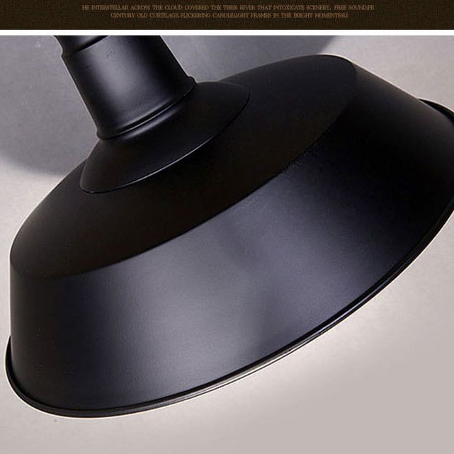 Topf Deckelform in der industriellen Decke Anhänger Leuchte Einlampe Schmiedeeisenbeleuchtung für den Flur für den Flur