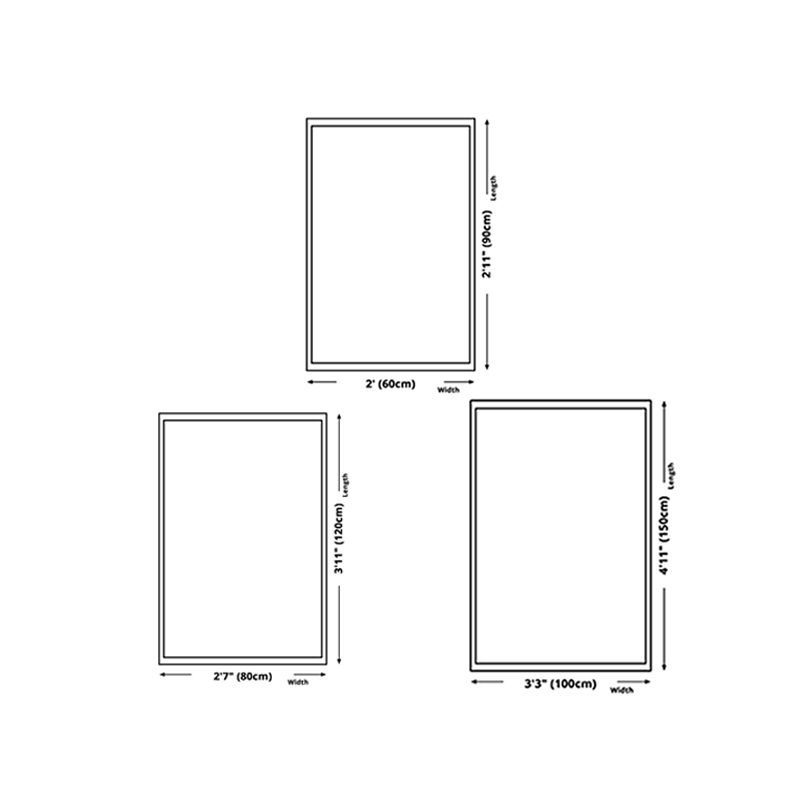 Nieuwe luipaard Gedrukt Trug Polyester binnen Tapijt Non-slip ruggebied Tapijt voor woonkamer