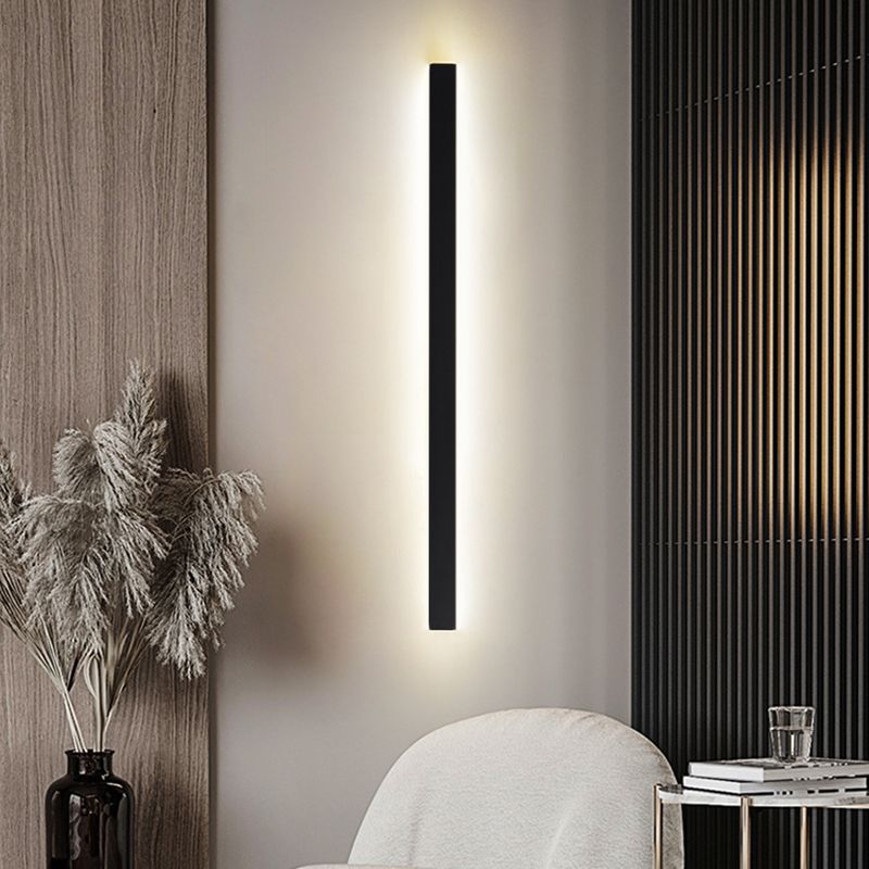 Linearer Schatten Metall Wandleuchter moderner Stil mit einem leichten Wand montiertes Licht