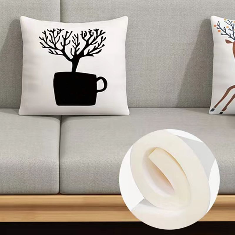 Linen Cushions Modern  Sofa 31"W Square Arm Sofa  for Living Room