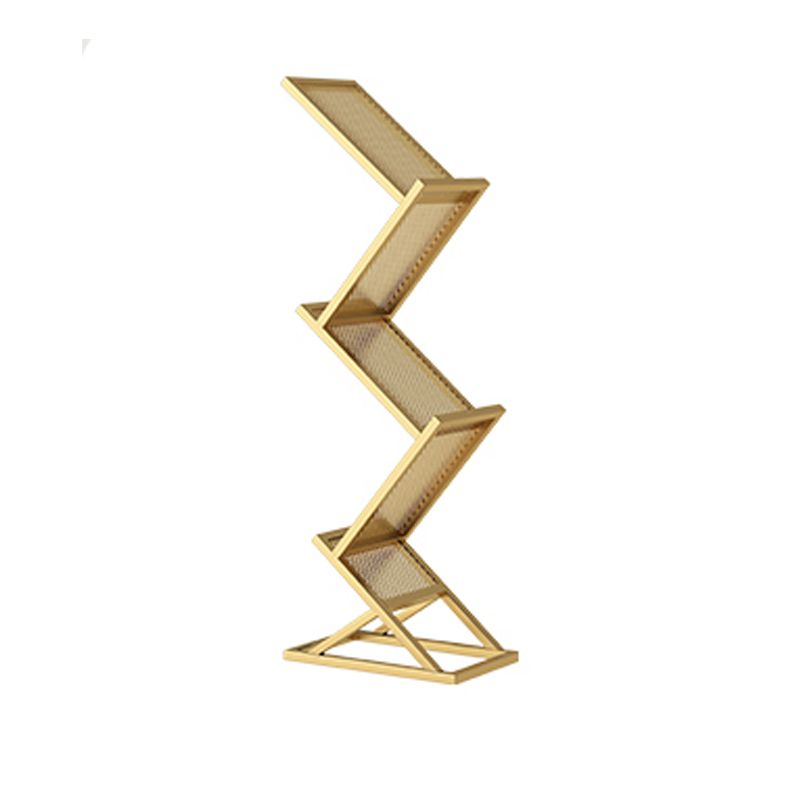 Modernes Metall Etagere Buchhandel Eisen vertikaler Bücherregal, 15,7 "L x 9,8" W x 45,7 "H