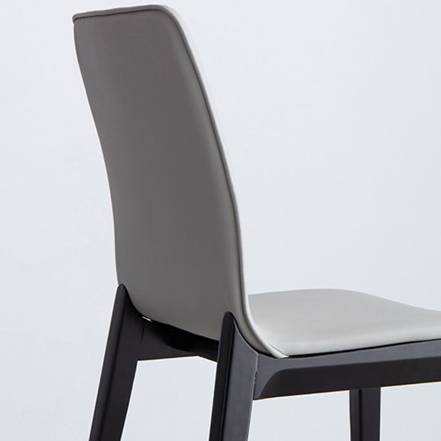 Silla auxiliar industrial tapizada para el hogar Parsons Silla de comedor con acabado mate (juego de 2)