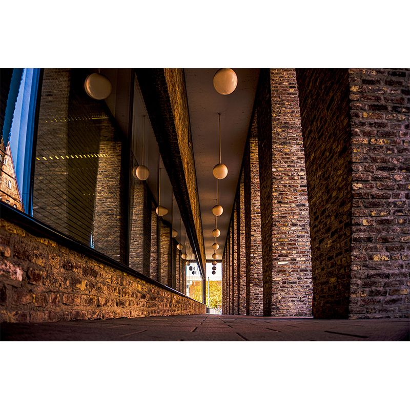 Space Extension Wall Mural Wallpaper Mildew Resistant Wall Covering for Decoration