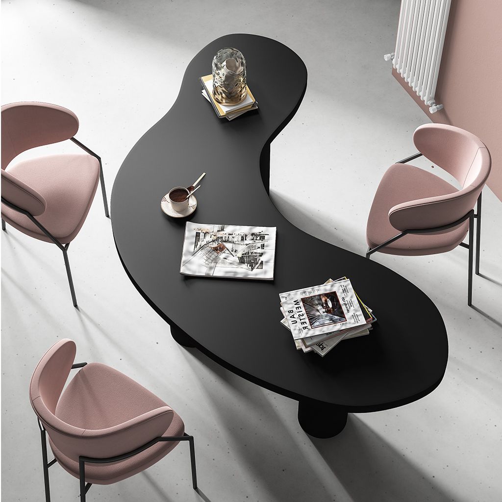 Modern Solid Wood Dining Table 3 Legs Dining Table for Dining Room