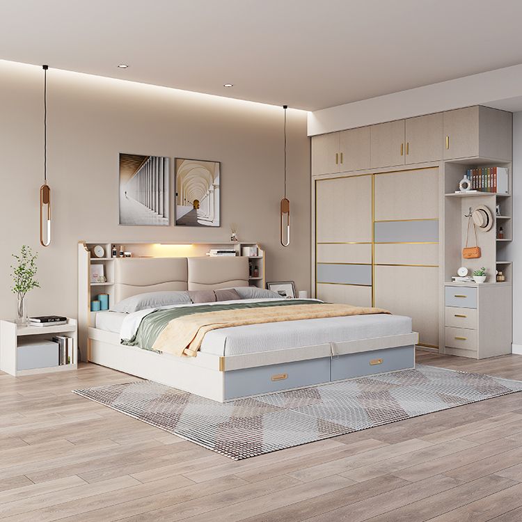 Sliding Wardrobe Closet with Shelves Contemporary Wardrobe Cabinet