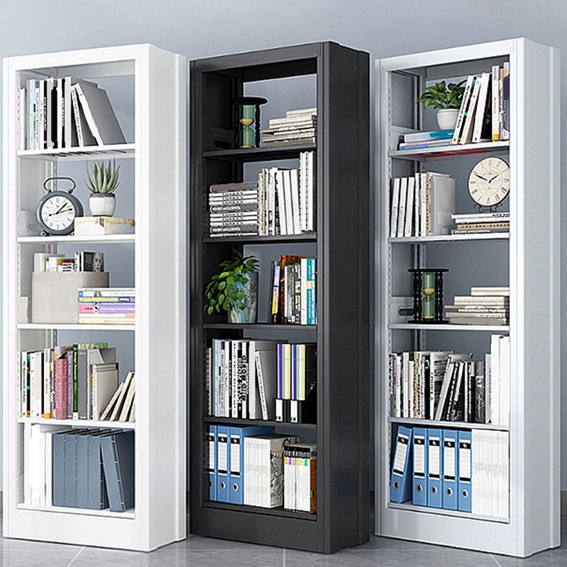 6-Tier Steel Matte Finish Bookcase Standard 79-inch Bookshelf