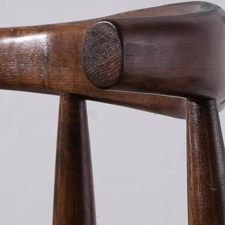 Faux Leather Dining Stools Industrial Bar Stool with Solid Wood Base