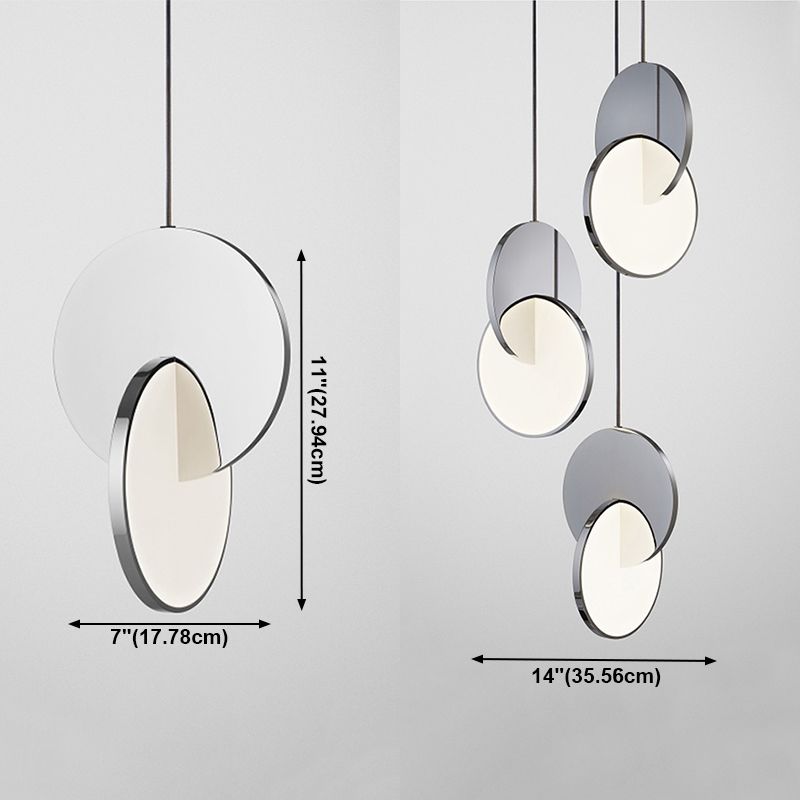 Nordic Metall Hanging Lamp Kit Circle LED Mini Anhänger Licht für Esszimmer