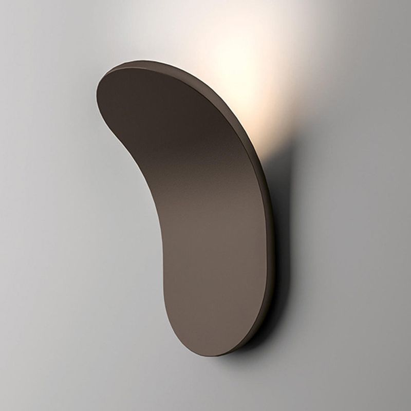 Contemporary Single Black/White Wall Mounted Sconce Metal Wall Light