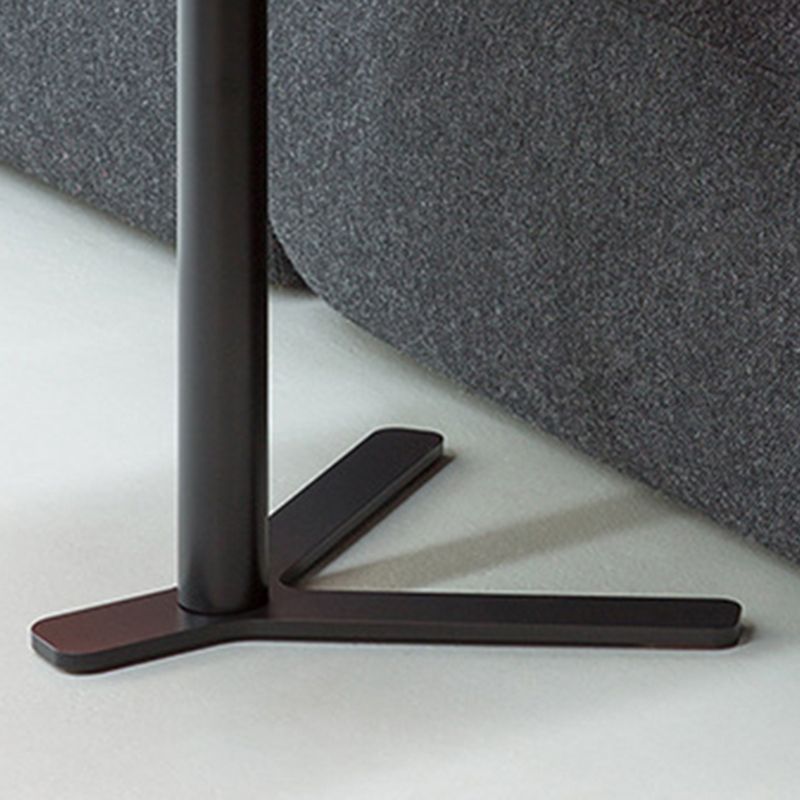 Mid-Century Modern Metal End Table Pedestal Round Sofa Side Table