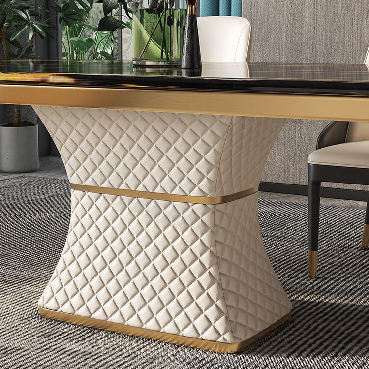 Rectangle 1/2/5/7 Pièces Ensemble de restauration Ensemble de meubles à restauration en marbre / Articles séparés