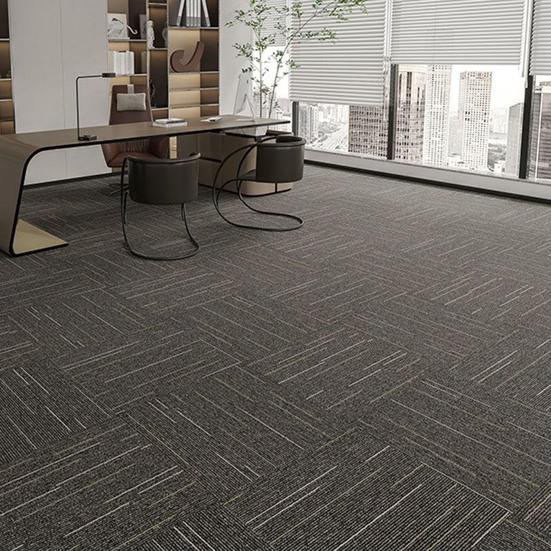 Modern Carpet Tiles Self Adhesive Multi Level Loop Fire Resistant Carpet Tile