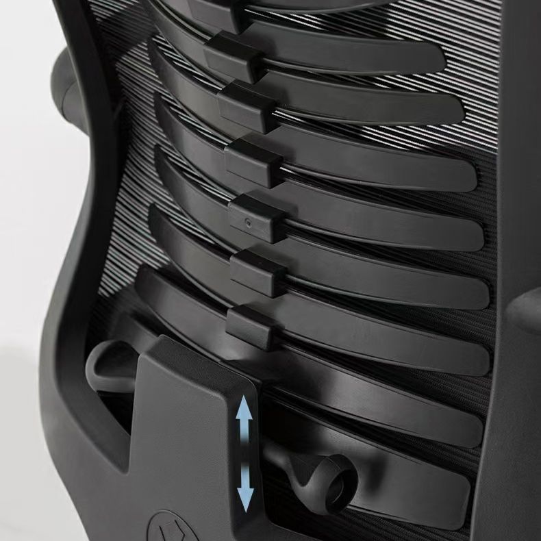 Arms Included Swivel Chair Ergonomic Mesh High-Back Office Chair