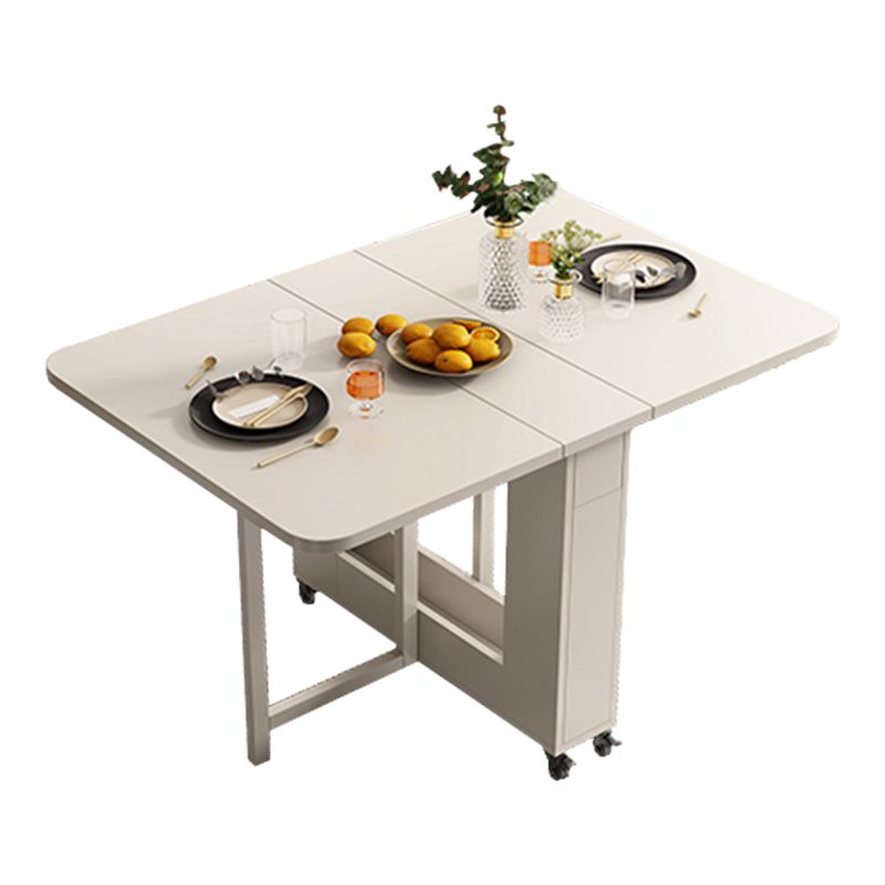 Modern Dining Set 1/3 Pcs Wood Folding Dining Table and Chairs