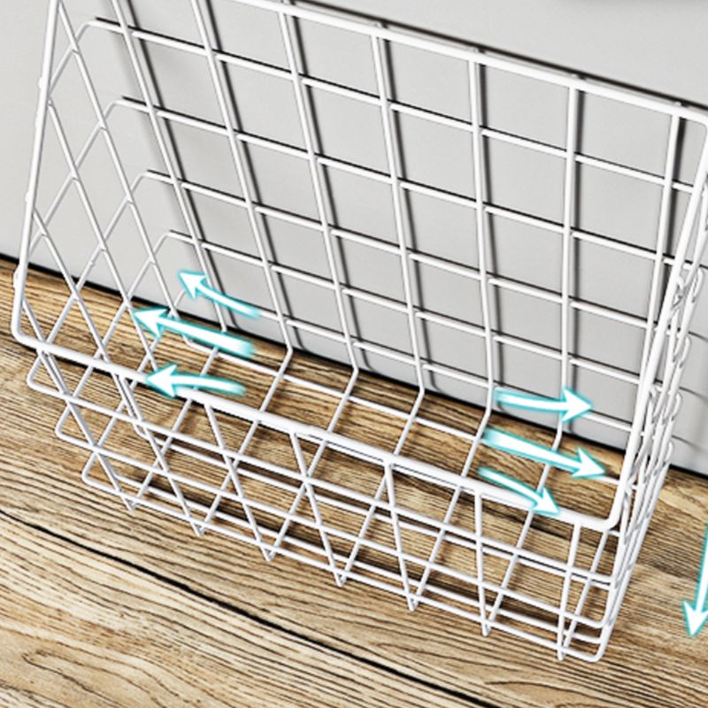 Industrial Floating Bookshelf Closed Back Metal Bookcase with Shelves