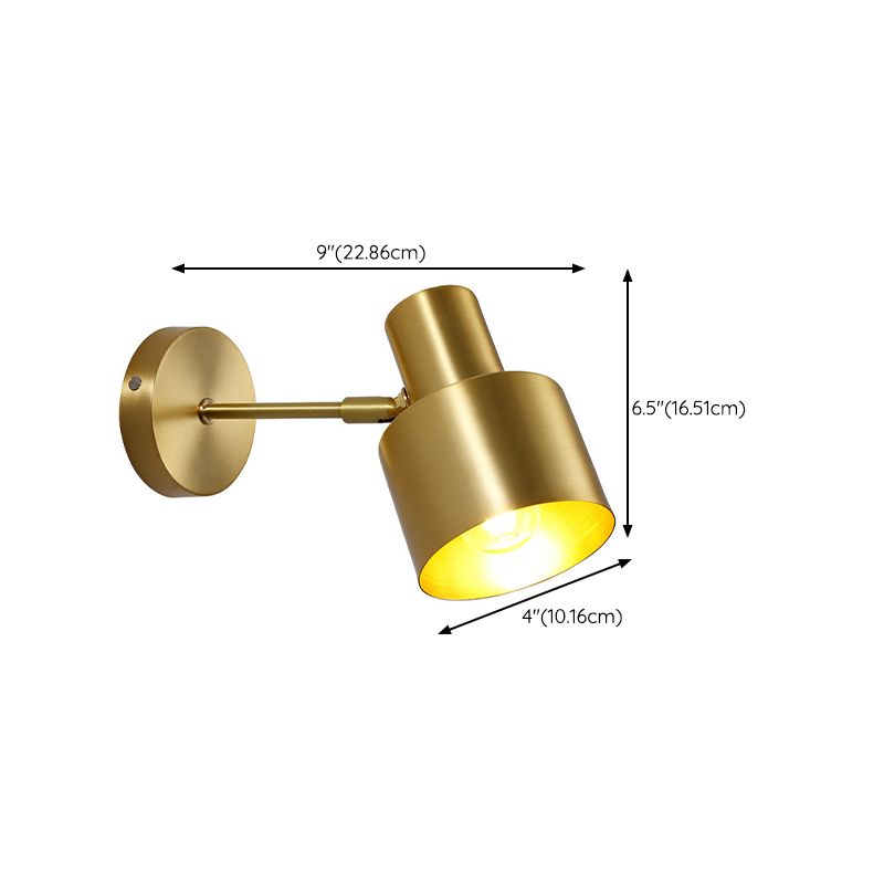 Modern Style Minimalist Metal Wall Light Sconce for Washroom