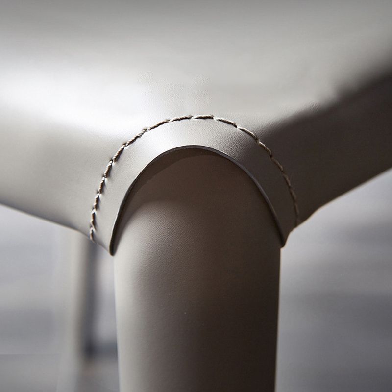 Faux Leather Kitchen Dining Chair Contemporary Kitchen Dining Armless Chair