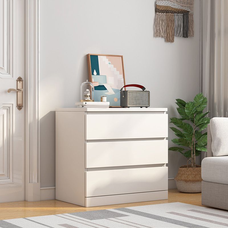 Modern Wood Accent Chest with Drawers Rectangle Chest 23.62" Long