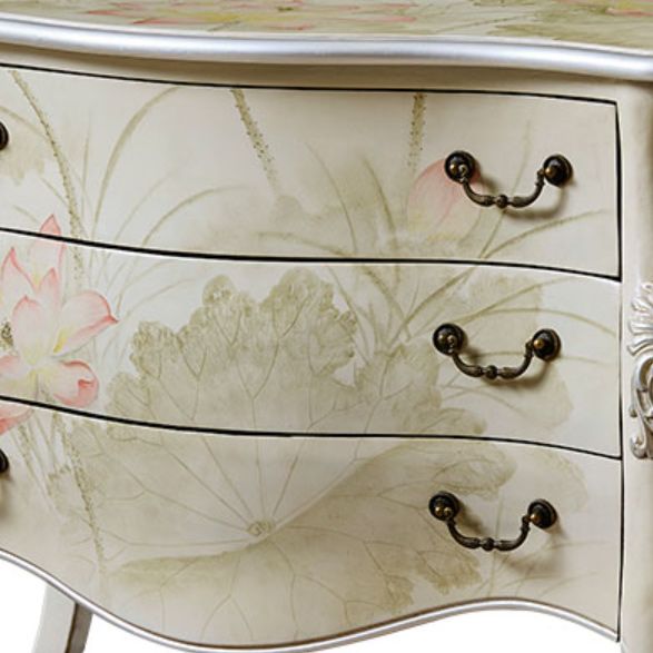 Classic Glam Storage Chest Solid Wood Storage Chest Dresser with 2/3 Drawers