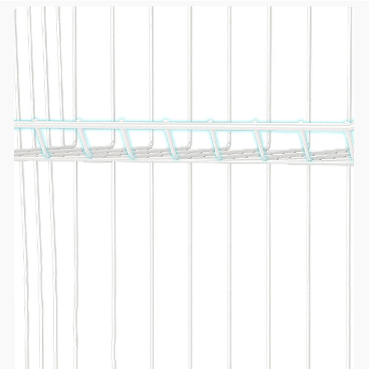 Modern Geometric Bookcase Metal Closed Back Bookcase for Home Office