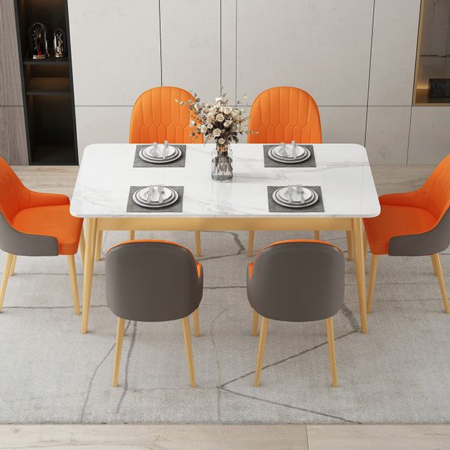 Traditional Luxury Rectangle Dining Collection 4-foot Stone Furniture