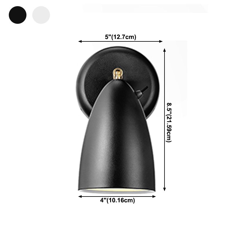 Metal Geometric Reading Wall Lighting Modern 1 Light Wall Mounted Light Fixture