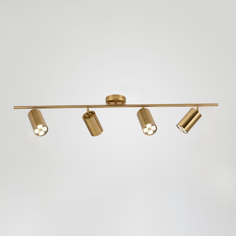 Lámpara de techo de riel de forma cilíndrica de forma cilíndrica Monte de aluminio moderno para centro comercial