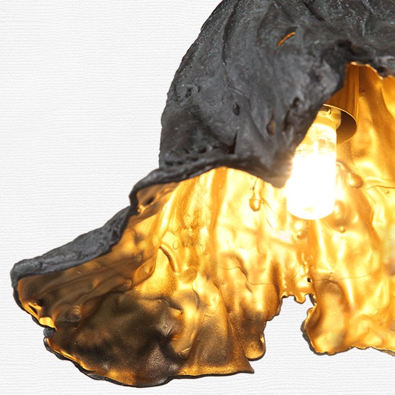 Modern Wall Sconce Flower Shape Wall Light with Metal Shade for Bedroom