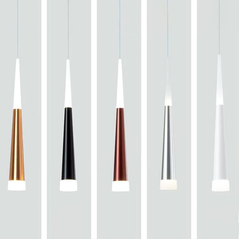 Geometric Shape Metal Hanging Light Modern Style 1 Light Hanging Light Fixtures