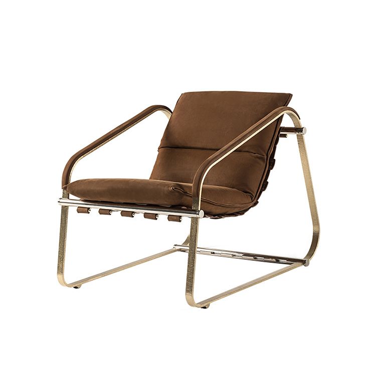 34.2" Wide Modern Arm Chair Living Room Armchair with Pillow Back