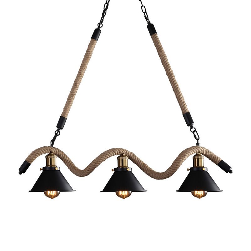Industrial Style Island Light Simple Pendant Lighting Fixture for Dining Room