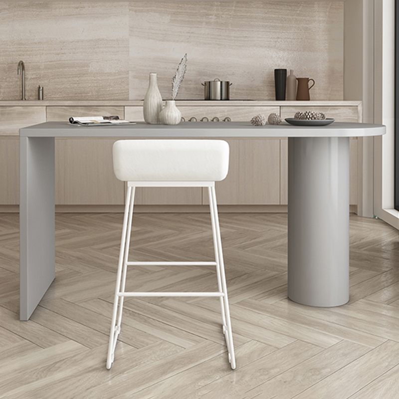 Modern Solid Wood Bar Table Dining Table for Kitchen Living Room