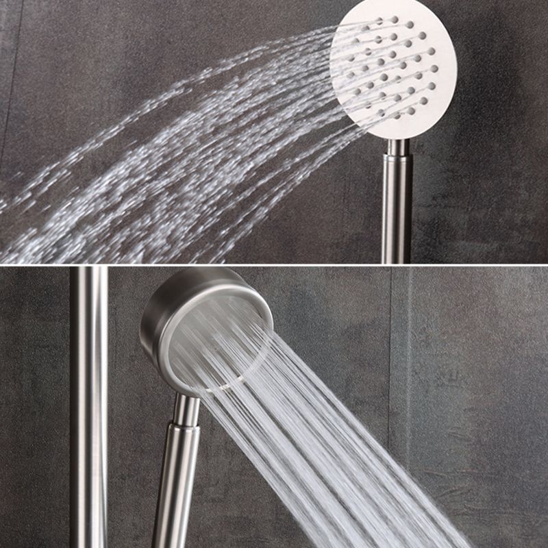 Wall Mounted Metal Tub Filler Low Arc Swivel Bathroom Faucet