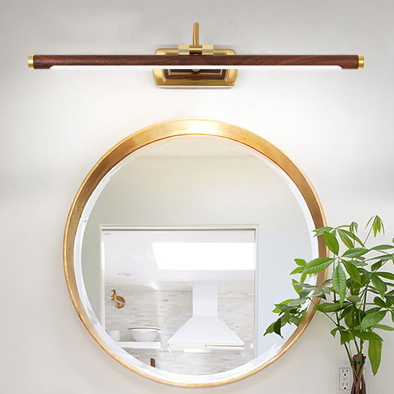 Postmodern Strip Shape Vanity Light with Acrylic Shade for Shower Room