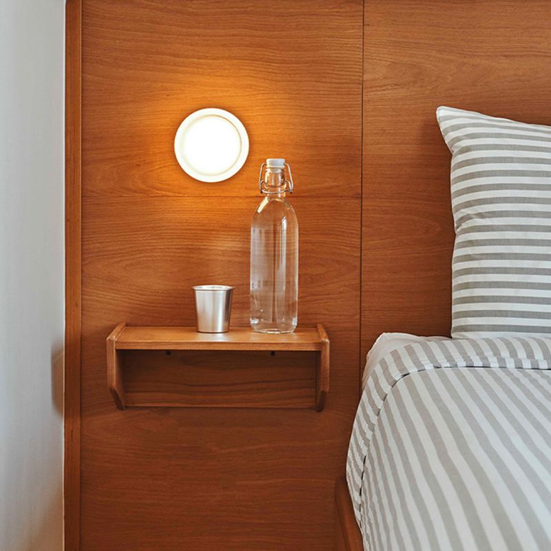 Modern Vanity Lighting Round Wall Light Fixture with Acrylic for Bathroom