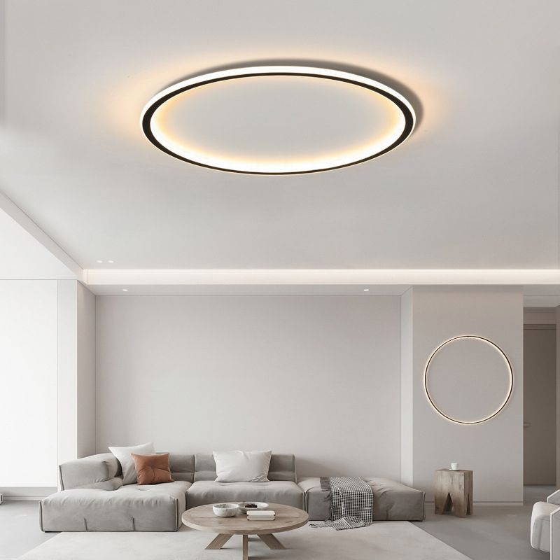 Nordic Creative Ultradünne LED-Lampe Unterputz-Deckenleuchte für Wohnzimmer