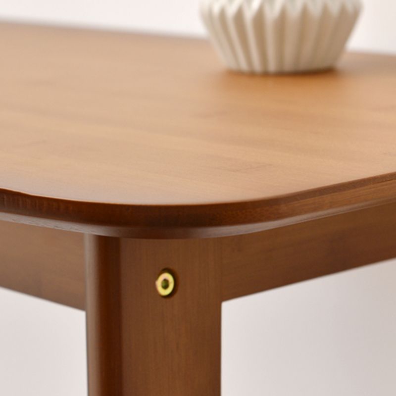 Modern Rectangle Wood Counter Table 1/2/3 Pieces Bar Table Set for Cafe