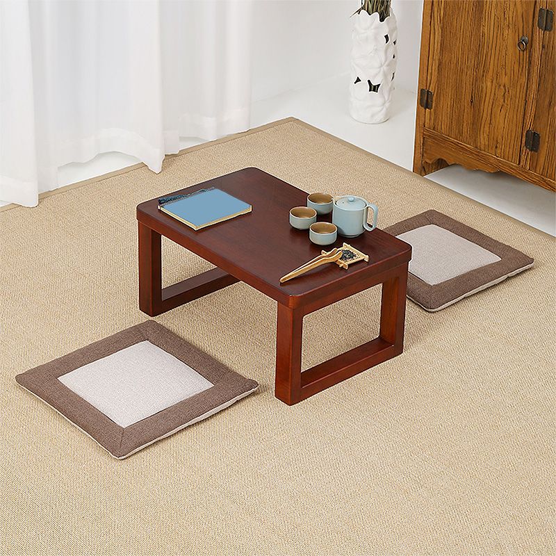 Modern Style Wooden Base Top Rectangular Coffee Table for Apartment