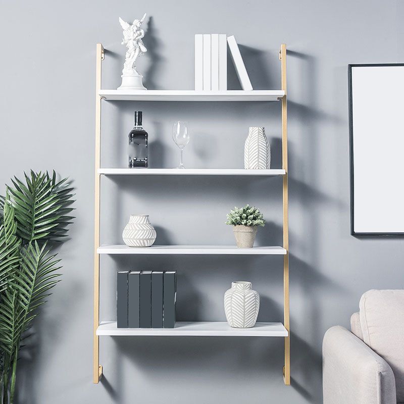Scandinavian Wood Floating Bookshelf 9.8"Wide Home Book Shelf