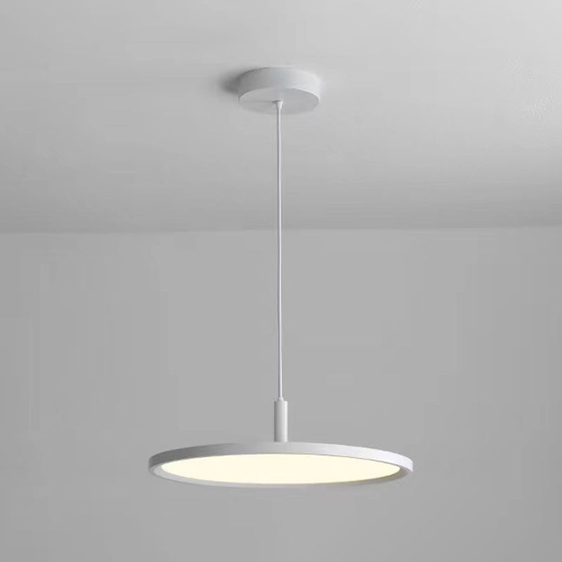 Modern Style Hanging Light Fixture 1-Light LED Pendant Light for Bedroom