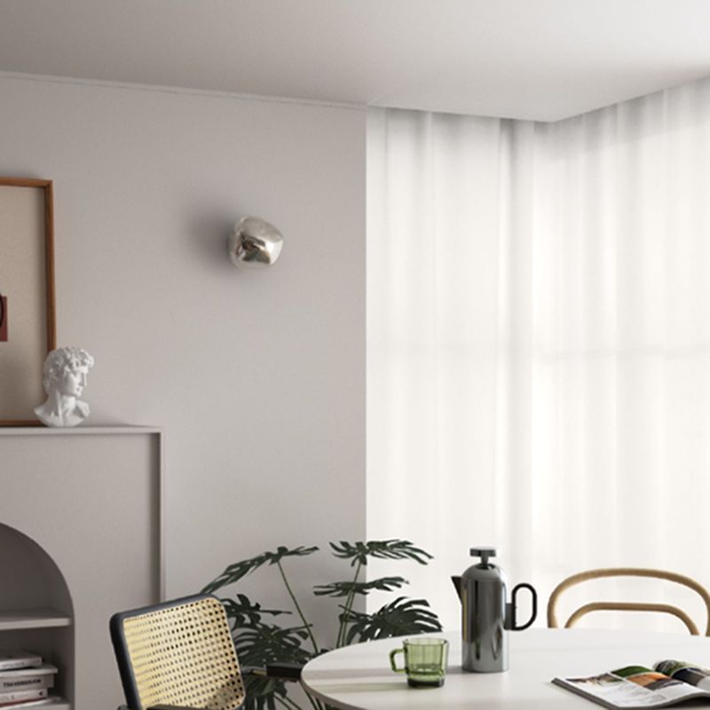 Nordic Style Wall Light Geometry Shape Wall Lamp with Glass Shade for Living Room