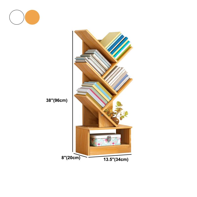 Wooden Bookcase Modern Style Home Living Room Bedroom Bookshelf