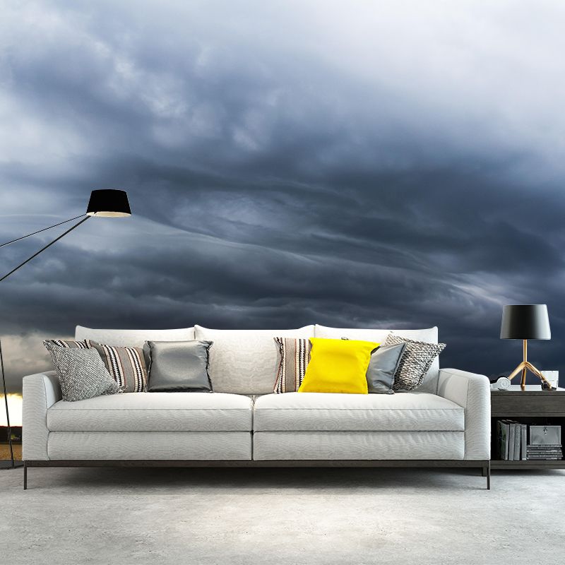 Sky Wall Mural Wallpaper Modern Style Mildew Resistant for Dining Room