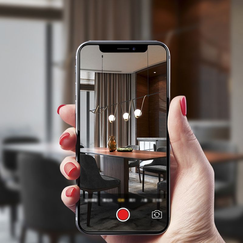 Moderne Inselanhänger Lampen Multi-Head-Restaurant Hanging Lampe Lampen mit Glasschatten